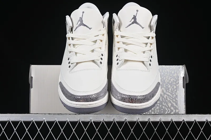 All categories Air Jordan Jordan series basketball shoes Air Jordan 3 Air Jordan 3 "Sail Metallic Silver" AJ3 Joe 3 Metallic Silver CK9246-100
